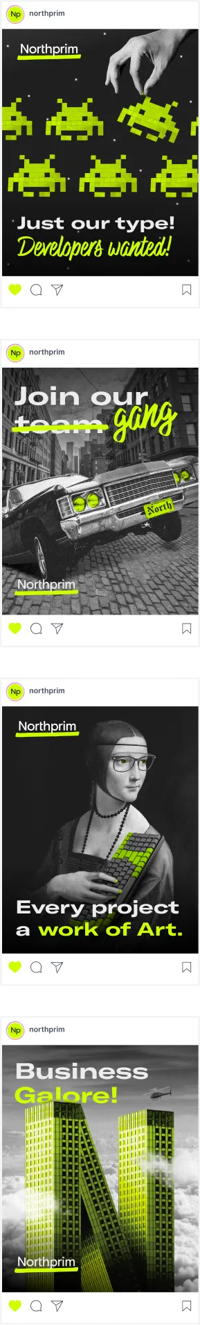 instagram feed northprim slide
