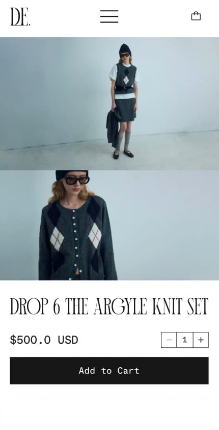 Drop Edition storefront